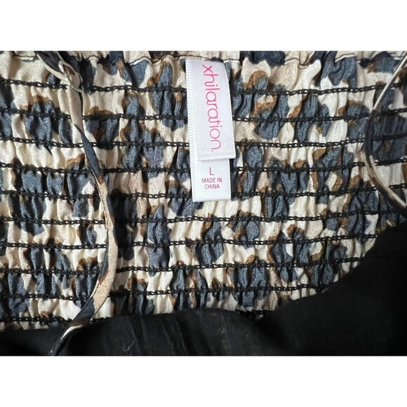 Xhilaration Y2K Hi-Low Slip Dress Size L Animal Print Whimsigoth Fairy Grunge - Picture 6 of 10